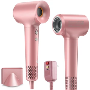 High-Speed Blown Away Ionic Hair Dryer with Concentrator Fast Drying | Fast 23m/s Airflow, 200M Negative Ions, Smart Heat Control, Low-Noise Design, 4 Temps & 2 Speeds for Smoother Styling High-Speed Blown Away Ionic Hair Dryer with Concentrator Fast Drying | Fast 23m/s Airflow, 200M Negative Ions, Smart Heat Control, Low-Noise Design, 4 Temps & 2 Speeds for Smoother Styling