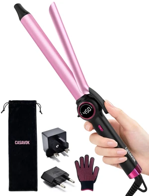 1 Inch Long Barrel Curling Iron,Extended Ceramic Long Barrel,Dual Voltage | 1 Inch Travel Curling Iron for Long Hair,110~240V for Worldwide,European Plug Adapter,14 Temp Settings,Heat-resistant gloves 1 Inch Long Barrel Curling Iron,Extended Ceramic Long Barrel,Dual Voltage | 1 Inch Travel Curling Iron for Long Hair,110~240V for Worldwide,European Plug Adapter,14 Temp Settings,Heat-resistant gloves