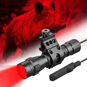 620nm-630nm Tactical Red Light Flashlight for Night Hunting Light | Night Observation & Coyote Predator Red LED Hunting Light 620nm-630nm Tactical Red Light Flashlight for Night Hunting Light | Night Observation & Coyote Predator Red LED Hunting Light