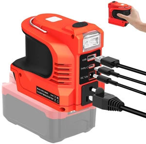 220W Power Inverter for Craftsman 20V V20 Battery, DC 20V to AC 110120V Converter, Portable Power Station with USB/TypeC/AC/DC 12V & LED Work Light for Camping Emergency Job Site 220W Power Inverter for Craftsman 20V V20 Battery, DC 20V to AC 110120V Converter, Portable Power Station with USB/TypeC/AC/DC 12V & LED Work Light for Camping Emergency Job Site