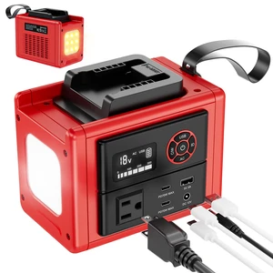 350W Power Inverter Compatible with Milwaukee 18V Battery(Tool Only), DC to AC 110V Power Station: 2x70W USB-C Fast Charger, AC, USB-A, 12V DC,800lm LED & Display Camping, Job Site, Emergency 350W Power Inverter Compatible with Milwaukee 18V Battery(Tool Only), DC to AC 110V Power Station: 2x70W USB-C Fast Charger, AC, USB-A, 12V DC,800lm LED & Display Camping, Job Site, Emergency