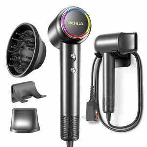 Hair Dryer 160000 RPM Ionic Blow Dryer Professional Portable Lightweight | High-Speed with 500 Million Negative Ions, Fast-Drying Quiet Compact Hair Dryer with Diffuser Holder Wall Mounted for Travel Hair Dryer 160000 RPM Ionic Blow Dryer Professional Portable Lightweight | High-Speed with 500 Million Negative Ions, Fast-Drying Quiet Compact Hair Dryer with Diffuser Holder Wall Mounted for Travel