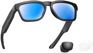 Open Ear Smart Glasses, UV400 Z87.1 Lightweight Bluetooth Sunglasses | Up to 10H Playtime, Hands-Free Calling, Music Playback, Voice Control, Polarized Lens, Unisex for Daily Wear & Outdoor Sports Open Ear Smart Glasses, UV400 Z87.1 Lightweight Bluetooth Sunglasses | Up to 10H Playtime, Hands-Free Calling, Music Playback, Voice Control, Polarized Lens, Unisex for Daily Wear & Outdoor Sports