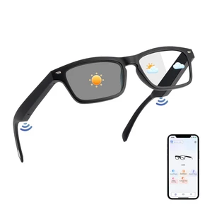 AI Smart Glasses for, Bluetooth AI Translation Glasses with 160+ Languages | UV400 photochromic lenses adapt to changing light with free app support for travel, business, study and global AI Smart Glasses for, Bluetooth AI Translation Glasses with 160+ Languages | UV400 photochromic lenses adapt to changing light with free app support for travel, business, study and global