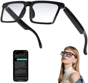 AI Smart Glasses, Photochromic Lenses&Language Translation | Photochromic lenses, 170mAh power, premium sound for sports, travel AI Smart Glasses, Photochromic Lenses&Language Translation | Photochromic lenses, 170mAh power, premium sound for sports, travel