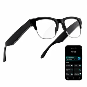 AI Smart Glasses with ChatGPT, Real-Time Translation & Bluetooth Audio | Photochromic Lenses, 10H Battery Life, Open-Ear Music, Hands-Free Calls, UV & Blue Light Protection for Men & Women AI Smart Glasses with ChatGPT, Real-Time Translation & Bluetooth Audio | Photochromic Lenses, 10H Battery Life, Open-Ear Music, Hands-Free Calls, UV & Blue Light Protection for Men & Women