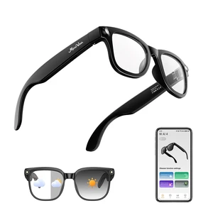 AI Smart Glasses for Men Women, Bluetooth Audio Glasses (No Camera) | Real-Time Translation, AI Assistant, Meeting Transcription, Open-Ear Music, Hands-Free Calling, Flashlight, Gradient Lens AI Smart Glasses for Men Women, Bluetooth Audio Glasses (No Camera) | Real-Time Translation, AI Assistant, Meeting Transcription, Open-Ear Music, Hands-Free Calling, Flashlight, Gradient Lens