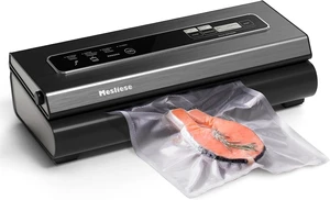 6in1 Vacuum Sealer, Dry/Moist Modes, 2 Bag Rolls & 5 Pre-cut Bags | Dark Gray, 90kPa Compact Vacuum Food Sealing System, Stainless Steel Panel, Smart Suction, External Vacuum for Jars, Cutter 6in1 Vacuum Sealer, Dry/Moist Modes, 2 Bag Rolls & 5 Pre-cut Bags | Dark Gray, 90kPa Compact Vacuum Food Sealing System, Stainless Steel Panel, Smart Suction, External Vacuum for Jars, Cutter
