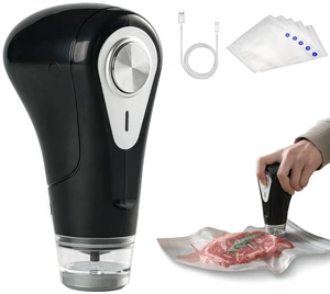 Handheld Vacuum Sealer, Portable & Rechargeable Design | Powerful Compact Cordless Vacuum Sealer for Seal Meal Saver & Storage, Works with valved Bags, Zipper Bags and Containers Handheld Vacuum Sealer, Portable & Rechargeable Design | Powerful Compact Cordless Vacuum Sealer for Seal Meal Saver & Storage, Works with valved Bags, Zipper Bags and Containers