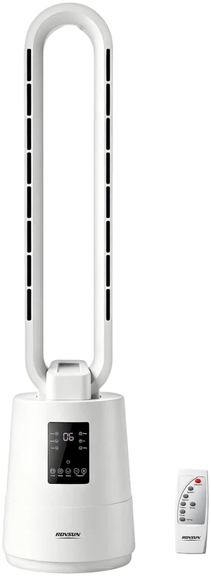 38inch Bladeless Tower Fan, Quiet Smart Bladeless Fan with BLDC Motor, 70°Oscillating Cooling Fan with 12 Speeds, 3 Modes, 8H Timer, Compact Tower Fan with Remote, Safe Design for Home, Bedroom 38inch Bladeless Tower Fan, Quiet Smart Bladeless Fan with BLDC Motor, 70°Oscillating Cooling Fan with 12 Speeds, 3 Modes, 8H Timer, Compact Tower Fan with Remote, Safe Design for Home, Bedroom