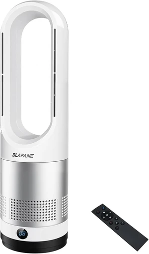22" Bladeless Tower Fan, 10 Speeds Oscillating Fan with Remote | 9-Hour Timer & Quiet Cooling, Easy-Clean Design, LED Display and Convenient Control for Bedroom, Office and Living Room 22" Bladeless Tower Fan, 10 Speeds Oscillating Fan with Remote | 9-Hour Timer & Quiet Cooling, Easy-Clean Design, LED Display and Convenient Control for Bedroom, Office and Living Room