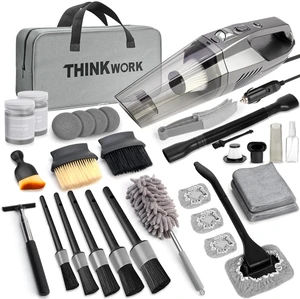 Car Cleaning Kit with High Power Vacuum,31PCS Car Detailing Kit | Complete Corded Vacuum Kit, 10PCS Detailing Brushes, Storage Bag, Car Cleaning Supplies for Gift, Car Accessories for Women Car Cleaning Kit with High Power Vacuum,31PCS Car Detailing Kit | Complete Corded Vacuum Kit, 10PCS Detailing Brushes, Storage Bag, Car Cleaning Supplies for Gift, Car Accessories for Women