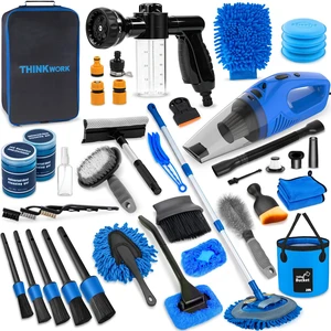 Car Detailing Kit with Foam Gun & Vacuum, 41Pcs Car Cleaning Supplies Car Detailing Kit with Foam Gun & Vacuum, 41Pcs Car Cleaning Supplies