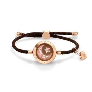 Single Long Distance Touch Bracelets for Couples, Smart Light & Vibration Love Jewelry, Long Distance Gifts for Him Her Women Men, One-to-One Bluetooth Pairing via App Single Long Distance Touch Bracelets for Couples, Smart Light & Vibration Love Jewelry, Long Distance Gifts for Him Her Women Men, One-to-One Bluetooth Pairing via App
