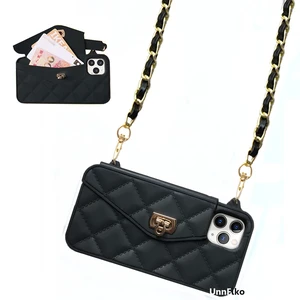Wallet Case Compatible with iPhone 14 Pro Max, Cute Light Luxury Bag Design, Purse Flip Card Pouch Cover Soft Silicone Case with Handstrap Long Shoulder Strap (Black, iPhone 14 Pro Max) Wallet Case Compatible with iPhone 14 Pro Max, Cute Light Luxury Bag Design, Purse Flip Card Pouch Cover Soft Silicone Case with Handstrap Long Shoulder Strap (Black, iPhone 14 Pro Max)