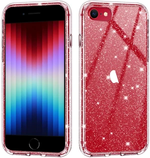 Compatible with iPhone SE Case 2022/2020, Compatible with iPhone 7 8 Case, Bling Sparkle Soft TPU Anti-Scratch Shockproof Protective Phone Bumper, Women Girls Cute Slim Phone Case, Clear Glitter Compatible with iPhone SE Case 2022/2020, Compatible with iPhone 7 8 Case, Bling Sparkle Soft TPU Anti-Scratch Shockproof Protective Phone Bumper, Women Girls Cute Slim Phone Case, Clear Glitter