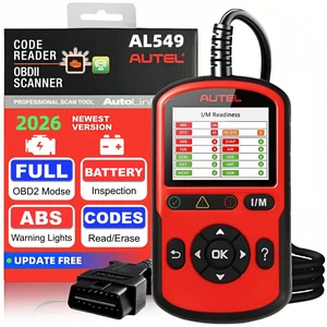 AL549 OBD2 Scanner Code Reader with ABS Diagnostic & Battery Test | Enhanced Check & Reset Engine Fault Code, Live Data, Freeze Frame, CAN Car Diagnostic Scan Tool for All OBDII Car After 1996 AL549 OBD2 Scanner Code Reader with ABS Diagnostic & Battery Test | Enhanced Check & Reset Engine Fault Code, Live Data, Freeze Frame, CAN Car Diagnostic Scan Tool for All OBDII Car After 1996