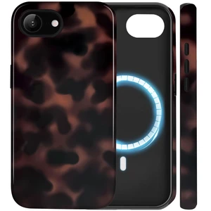 Magnetic for iPhone 16e/17e Case Tortoise Shell Leopard Amber Case | Compatible with Magsafe, Cute Aesthetic Shockproof Dual Layer Hybrid Tortoiseshell Fall Phone Case for Women, Brown Magnetic for iPhone 16e/17e Case Tortoise Shell Leopard Amber Case | Compatible with Magsafe, Cute Aesthetic Shockproof Dual Layer Hybrid Tortoiseshell Fall Phone Case for Women, Brown