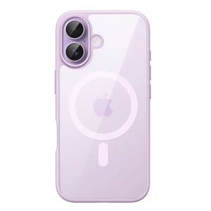 Magnetic Case for iPhone 17, Lavender | Compatible with MagSafe, Solid Color Matte TPU Frame, Clear Back, Shockproof Bumper Magnetic Case for iPhone 17, Lavender | Compatible with MagSafe, Solid Color Matte TPU Frame, Clear Back, Shockproof Bumper