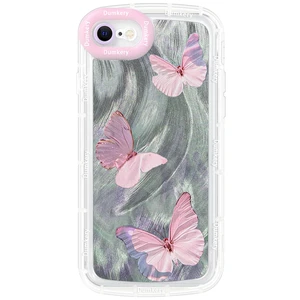Cute Butterfly Phone Case for iPhone 7/8, iPhone SE 2020/2022 Cases, Soft Clear TPU with Gradient Shining Textured Pattern, Shockproof Air Cushion Bumper Cover for Girls Women Cute Butterfly Phone Case for iPhone 7/8, iPhone SE 2020/2022 Cases, Soft Clear TPU with Gradient Shining Textured Pattern, Shockproof Air Cushion Bumper Cover for Girls Women