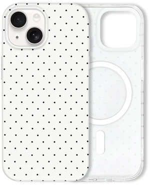 for iPhone 14 Case & iPhone 13 Case Cute Polka Dot Aesthetic Design Simple Cover 6.1", Thin Slim Anti-Scratch Soft TPU Bumper Shockproof Rubber Protective Phone Cases Women Girls,Magnetic White for iPhone 14 Case & iPhone 13 Case Cute Polka Dot Aesthetic Design Simple Cover 6.1", Thin Slim Anti-Scratch Soft TPU Bumper Shockproof Rubber Protective Phone Cases Women Girls,Magnetic White