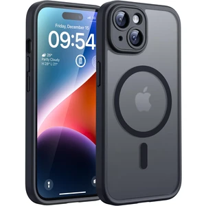 for iPhone 14 Case, Compatible with MagSafe, Black | Built-in Magnets, Full Camera & Military-Grade Protection, Anti-Slip Shockproof Translucent Matte Back Phone Cover for iPhone 14 Case, Compatible with MagSafe, Black | Built-in Magnets, Full Camera & Military-Grade Protection, Anti-Slip Shockproof Translucent Matte Back Phone Cover