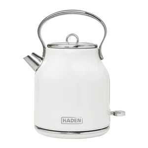 Heritage Stainless Steel Electric Kettle, Ivory & Chrome, 1.7 Liter | 1500 W Fast Boil, Auto Shut-Off, Boil-Dry Protection, 360-Degree Cordless Base, Water Window with LED, Removable Filter Heritage Stainless Steel Electric Kettle, Ivory & Chrome, 1.7 Liter | 1500 W Fast Boil, Auto Shut-Off, Boil-Dry Protection, 360-Degree Cordless Base, Water Window with LED, Removable Filter