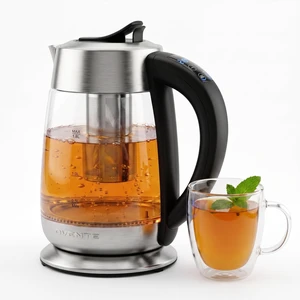 1.8L Glass Electric Kettle with Tea Infuser, Silver KG661S | 1500W Fast Boiling, Easy Fill Lid, 6 Temperature Control, Keep Warm, Digital Display, BPA-Free, Auto Shut-Off, 360° Base 1.8L Glass Electric Kettle with Tea Infuser, Silver KG661S | 1500W Fast Boiling, Easy Fill Lid, 6 Temperature Control, Keep Warm, Digital Display, BPA-Free, Auto Shut-Off, 360° Base