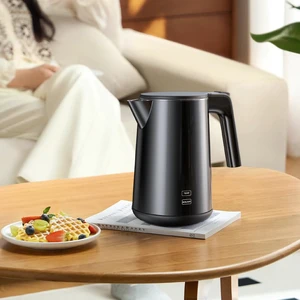 Electric Kettle Adjustable Temperature,1200W Rapid Heat Water Boiler, Black | Double Wall Cool Touch , All Stainless Steel Water Contact, Auto Shutoff, Portable Electric Kettle for Household, Office Electric Kettle Adjustable Temperature,1200W Rapid Heat Water Boiler, Black | Double Wall Cool Touch , All Stainless Steel Water Contact, Auto Shutoff, Portable Electric Kettle for Household, Office