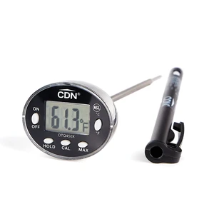 Waterproof Digital Thermometer Long 4.75" Stem, NSF Certified, Ideal for for Bread Baking, Cooking, Brewing - DTQ450X Waterproof Digital Thermometer Long 4.75" Stem, NSF Certified, Ideal for for Bread Baking, Cooking, Brewing - DTQ450X