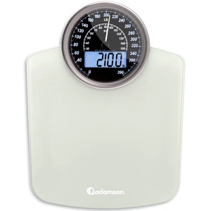 Hybrid Bathroom Scale for Body Weight - Analog & Digital Display, 400 lbs | See your body weight on an analog dial and digital LCD at once. Wide glass platform, accurate to 0.2 lbs Hybrid Bathroom Scale for Body Weight - Analog & Digital Display, 400 lbs | See your body weight on an analog dial and digital LCD at once. Wide glass platform, accurate to 0.2 lbs