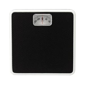 Analog Bathroom Scale for Body Weight, 300 lb Capacity, White/Black | Durable construction, easy-to-read digital display, classic analog dial, built to last Analog Bathroom Scale for Body Weight, 300 lb Capacity, White/Black | Durable construction, easy-to-read digital display, classic analog dial, built to last
