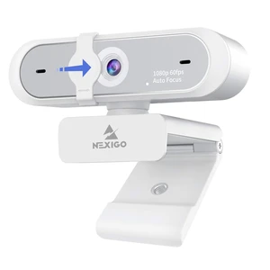 N660P 1080P 60FPS Webcam with Software Control, Dual Microphone & Cover, Autofocus, HD USB Computer Web Camera, for OBS/Zoom/Skype/FaceTime/Teams/Twitch, White N660P 1080P 60FPS Webcam with Software Control, Dual Microphone & Cover, Autofocus, HD USB Computer Web Camera, for OBS/Zoom/Skype/FaceTime/Teams/Twitch, White