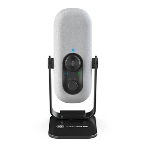 Go Talk USB-C Microphone with Cardioid and omnidirectional Modes, Volume Control, Mute, 3.5mm aux, Plug and Play, White Go Talk USB-C Microphone with Cardioid and omnidirectional Modes, Volume Control, Mute, 3.5mm aux, Plug and Play, White