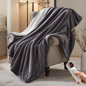 Electric Heated Blanket,50"x60" Heating Throw Flannel London Grey | ETL Certified 9 Setting Electric Heated Throw Blanket,Machine Washable Auto Off for couch Bed Office, Gifts for Women Grandpa Electric Heated Blanket,50"x60" Heating Throw Flannel London Grey | ETL Certified 9 Setting Electric Heated Throw Blanket,Machine Washable Auto Off for couch Bed Office, Gifts for Women Grandpa