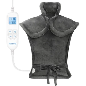 Heating Pad for Back, Christmas Gift for Women, FSA Eligible HSA | Fits for Neck & Shoulders, 6 Heat Levels, Weighted for Snug Fit, ETL Certified, Birthday Gift for Mom & Dad, 24 x 33", Gray Heating Pad for Back, Christmas Gift for Women, FSA Eligible HSA | Fits for Neck & Shoulders, 6 Heat Levels, Weighted for Snug Fit, ETL Certified, Birthday Gift for Mom & Dad, 24 x 33", Gray
