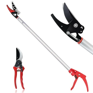32-Inch Cut and Hold Pruners, Long-Reach Tree Pruner with Rotating Cutter Head, Long Pruning Shears for Garden, Fruit Picking, Branches Trimming 32-Inch Cut and Hold Pruners, Long-Reach Tree Pruner with Rotating Cutter Head, Long Pruning Shears for Garden, Fruit Picking, Branches Trimming