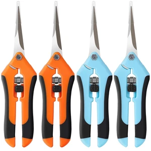 4 Pack Pruning Shears 6.5 Inch Stainless Steel Garden Scissors | with Sharp Precision Blades, Comfortable Ergonomic Hand Snips for Deadheading, Flowers, Trimming Herbs, Shaping Small Plants 4 Pack Pruning Shears 6.5 Inch Stainless Steel Garden Scissors | with Sharp Precision Blades, Comfortable Ergonomic Hand Snips for Deadheading, Flowers, Trimming Herbs, Shaping Small Plants