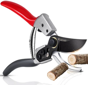 Pruning Shears, Garden Shears, Garden Clippers, Gardening Hand Tools | SK5 Steel Blade, Up to 1 Inch Cut Capacity, Safty Locked, Effortless Design, Garden Tools for Gardening, Farm Pruning Shears, Garden Shears, Garden Clippers, Gardening Hand Tools | SK5 Steel Blade, Up to 1 Inch Cut Capacity, Safty Locked, Effortless Design, Garden Tools for Gardening, Farm