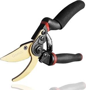 8.5" Professional Rotating Bypass Titanium Pruning Shears(GPPS-1014) | Secateurs, Scissors, Pruners with Heavy Duty SK5 Blade. Soft Cushion Grip Handle for Everyone. 8.5" Professional Rotating Bypass Titanium Pruning Shears(GPPS-1014) | Secateurs, Scissors, Pruners with Heavy Duty SK5 Blade. Soft Cushion Grip Handle for Everyone.
