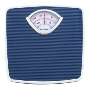 Analog Body Weight Scale | Mechanical Bathroom Scale, 286 lb/130 kg Capacity, Non-Skid Platform, Easy Dial Calibration, No Batteries Analog Body Weight Scale | Mechanical Bathroom Scale, 286 lb/130 kg Capacity, Non-Skid Platform, Easy Dial Calibration, No Batteries