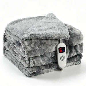 Heated Blanket Throw 50 x 70 Dark Gray - Suitable for Home Office | Ultra-Soft PV Plush & Machine Washable, Fast Heating Electric Blanket with 6 Heat Settings & 4 Hours Auto Off, ETL Certified Heated Blanket Throw 50 x 70 Dark Gray - Suitable for Home Office | Ultra-Soft PV Plush & Machine Washable, Fast Heating Electric Blanket with 6 Heat Settings & 4 Hours Auto Off, ETL Certified