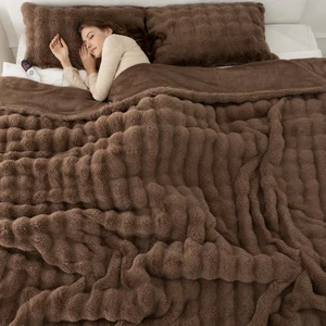 Faux Fur Heated Blanket Full, Luxury Electric Blanket, 1-10H Timer | Soft Thick Bubble Texture, 6 Heat Settings, 72" x 84" Camel Fast Heating Blanket Gift for Women/Bed, Washable, ETL Certified Faux Fur Heated Blanket Full, Luxury Electric Blanket, 1-10H Timer | Soft Thick Bubble Texture, 6 Heat Settings, 72" x 84" Camel Fast Heating Blanket Gift for Women/Bed, Washable, ETL Certified