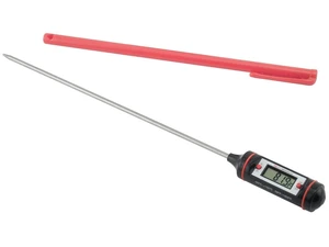 Digital Thermometer #DT310LAB, 8 Inch Extra Long Stainless Steel Probe, -58 to 302 degrees Fahrenheit (-50 to 150 degrees Celsius) Range with High and Low Alarms, Auto-Off Digital Thermometer #DT310LAB, 8 Inch Extra Long Stainless Steel Probe, -58 to 302 degrees Fahrenheit (-50 to 150 degrees Celsius) Range with High and Low Alarms, Auto-Off