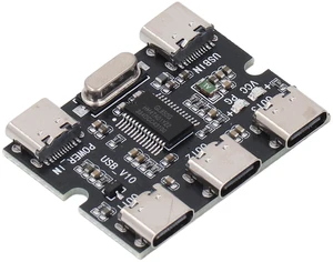 USB 2 0 1 in 3 Out Type C Hub Expansion Module with GL850G Chip Plug and Play 5V USB 2 0 Concentrator for Students Engineers Technicians USB 2 0 1 in 3 Out Type C Hub Expansion Module with GL850G Chip Plug and Play 5V USB 2 0 Concentrator for Students Engineers Technicians