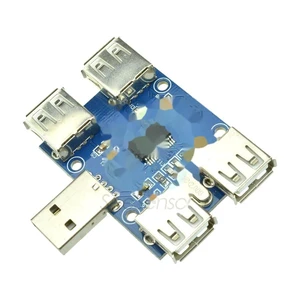 DC 5V USB HUB Controller USB2.0 Hub Concentrator 4-Female USB Expansion Board Module DC 5V USB HUB Controller USB2.0 Hub Concentrator 4-Female USB Expansion Board Module