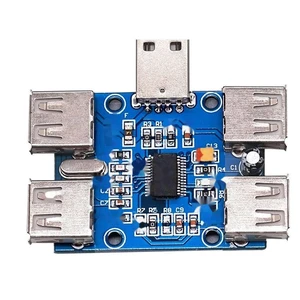 DC 5V USB HUB USB2.0 Hub Concentrator 4-Female USB Expansion Board Module Four USB Expansion Interface 4-Port Controller DC 5V USB HUB USB2.0 Hub Concentrator 4-Female USB Expansion Board Module Four USB Expansion Interface 4-Port Controller