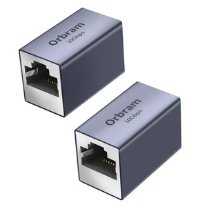 2 Pack Ethernet Extender 10Gbps, UL Listed RJ45 Coupler Adapter for Cat8/Cat7/Cat6a/Cat6/Cat5 Cable, 328ft Long-Distance Connection, Female to Female Coupler, Aluminum Alloy Shell, Space Grey 2 Pack Ethernet Extender 10Gbps, UL Listed RJ45 Coupler Adapter for Cat8/Cat7/Cat6a/Cat6/Cat5 Cable, 328ft Long-Distance Connection, Female to Female Coupler, Aluminum Alloy Shell, Space Grey