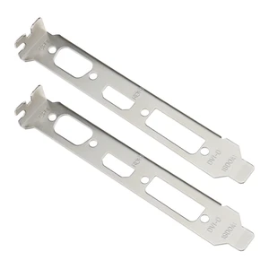 2 Pieces Full Height Profile Brackets for HDMI DVI VGA Video Graphics Card Computer Case Replacement Components 12x1.8cm 2 Pieces Full Height Profile Brackets for HDMI DVI VGA Video Graphics Card Computer Case Replacement Components 12x1.8cm