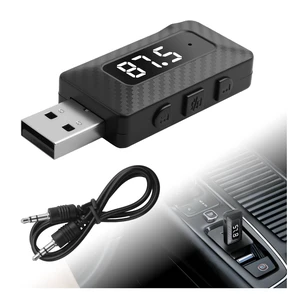 Wireless USB Bluetooth Adapter for Car Stereo,5.3 Bluetooth FM Transmitter Receiver for Car Stereo,Home Stereoes,Computer,Universal USB to Bluetooths Adapter for FM+AUX Wireless USB Bluetooth Adapter for Car Stereo,5.3 Bluetooth FM Transmitter Receiver for Car Stereo,Home Stereoes,Computer,Universal USB to Bluetooths Adapter for FM+AUX